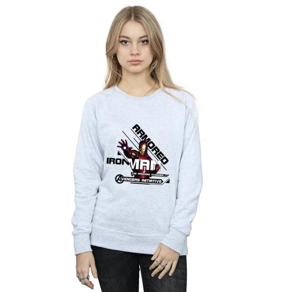 Marvel Dam/Tjej Avengers Iron Man Pansrad Avenger Sweatshirt