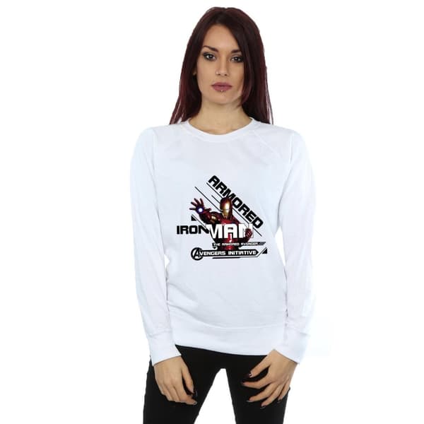 Marvel Dam/Tjej Avengers Iron Man Pansrad Avenger Sweatshirt