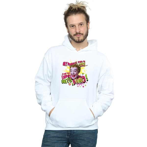 DC Comics Mens Batman TV Series Joker Bang Hoodie