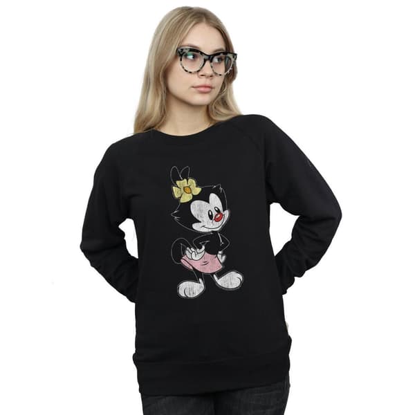 Animaniacs Dam/kvinnor Dot Classic Pose Sweatshirt