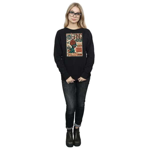 Big Bang Theory Sweatshirt med infografisk affisch - dam/dam