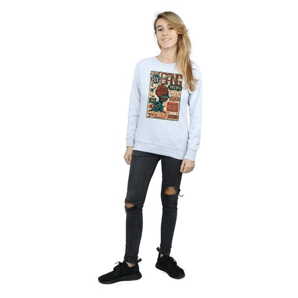 Big Bang Theory Sweatshirt med infografisk affisch - dam/dam