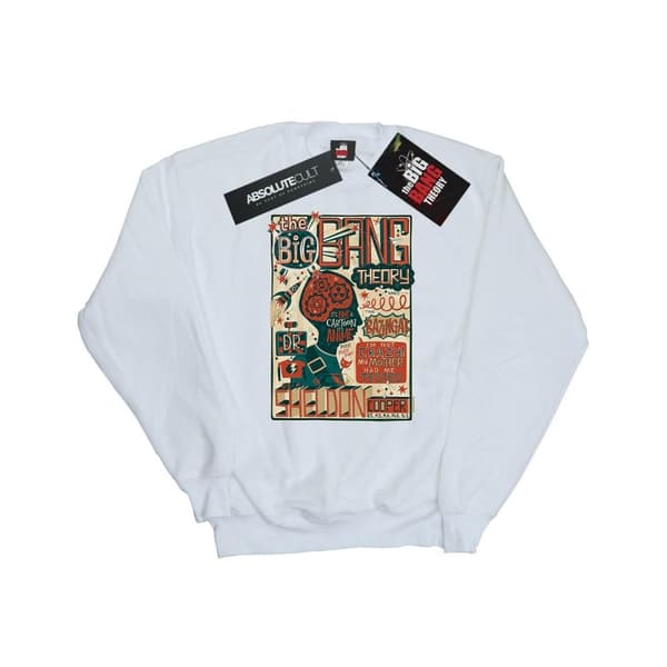 Big Bang Theory Sweatshirt med infografisk affisch - dam/dam