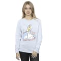 Miniatyrbild 2 av 3: Disney Sweatshirt med skissade blommor från Alice i underlandet - dam/dam