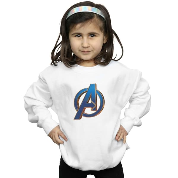 Marvel Girls Avengers Endgame Heroic Logo Sweatshirt