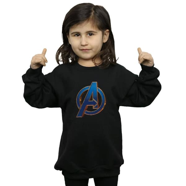 Marvel Girls Avengers Endgame Heroic Logo Sweatshirt