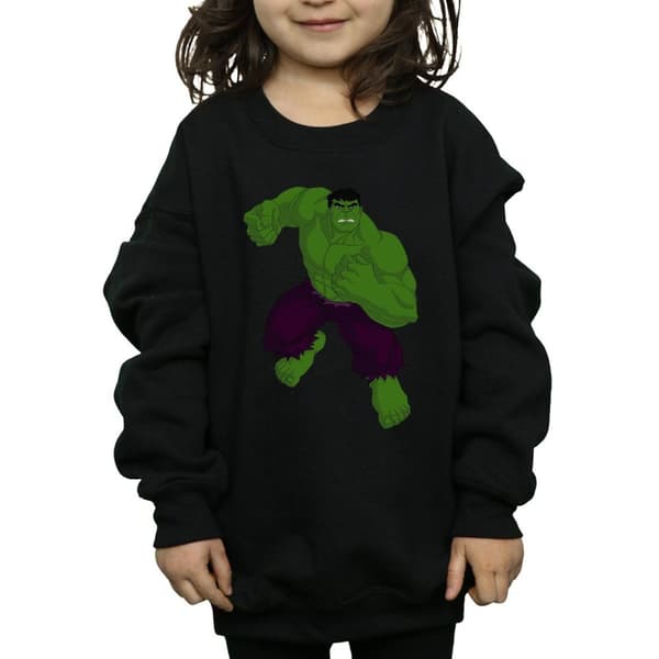 Marvel Girls Hulk Simple Sweatshirt
