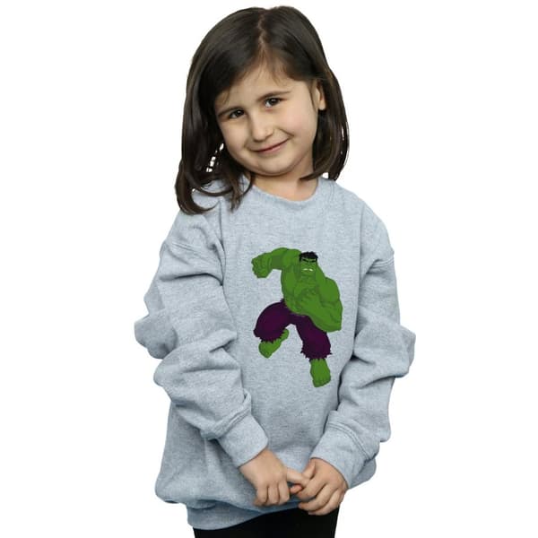 Marvel Girls Hulk Simple Sweatshirt