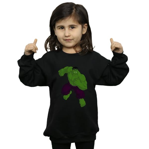 Marvel Girls Hulk Simple Sweatshirt