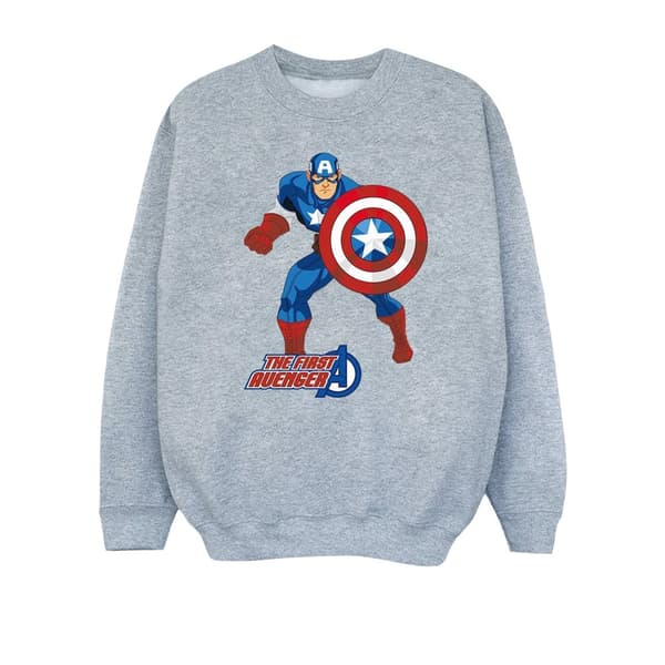Marvel Sweatshirt för flickor med Captain America The First Avenger