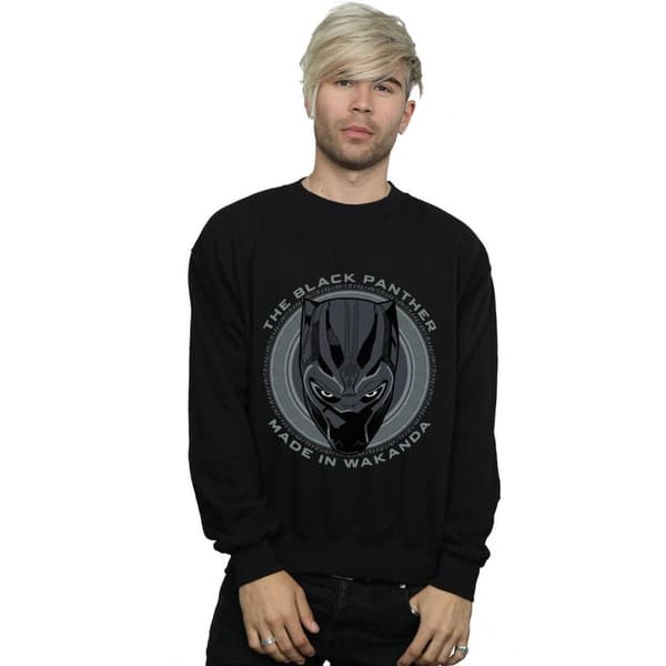 Marvel Mens Black Panther Made in Wakanda Sweatshirt