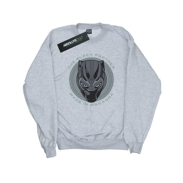 Marvel Mens Black Panther Made in Wakanda Sweatshirt