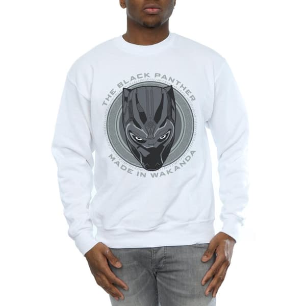 Marvel Mens Black Panther Made in Wakanda Sweatshirt