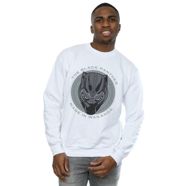 Marvel Mens Black Panther Made in Wakanda Sweatshirt