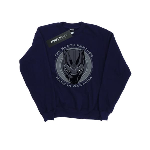 Marvel Mens Black Panther Made in Wakanda Sweatshirt
