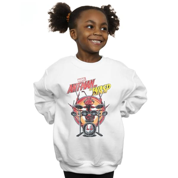 Marvel Girls Ant-Man And The Wasp Drummer Ant Sweatshirt