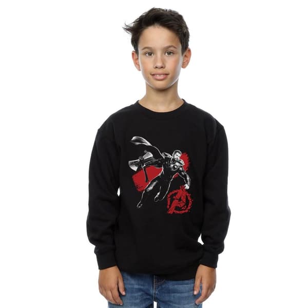 Marvel Boys Avengers Endgame Mono Thor Sweatshirt
