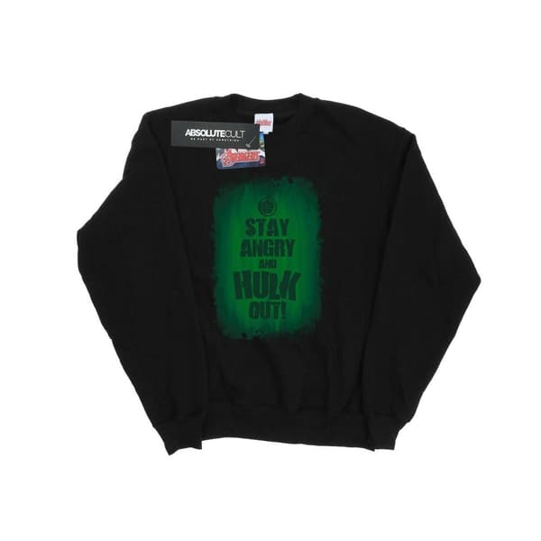 Marvel Mens Hulk Stay Angry-tröja