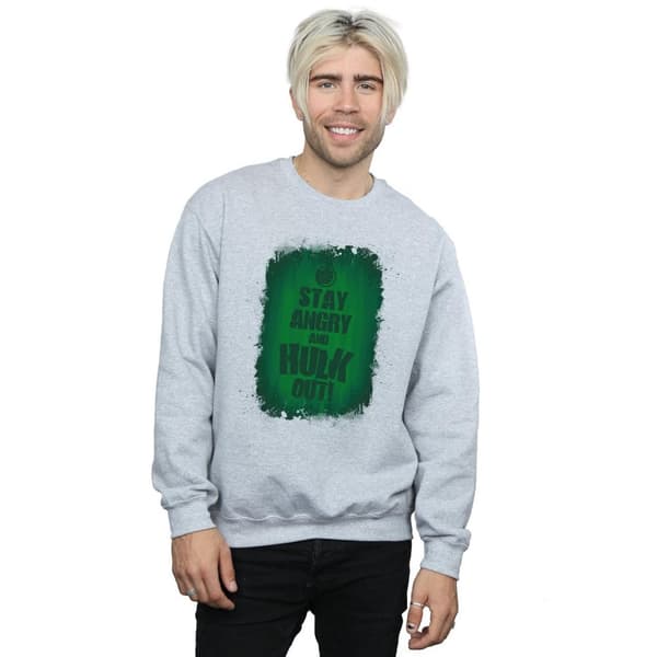 Marvel Mens Hulk Stay Angry-tröja