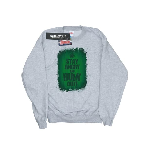 Marvel Mens Hulk Stay Angry-tröja