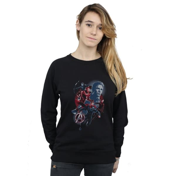 Marvel Womens/Ladies Avengers Endgame Shield Team Sweatshirt