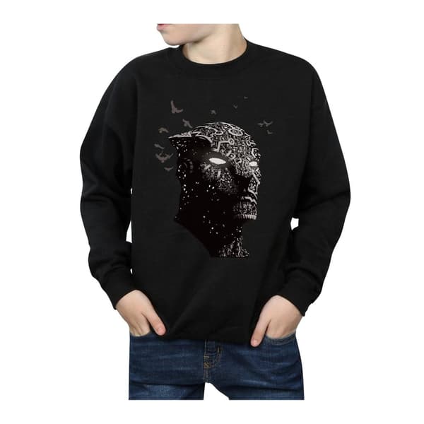 Marvel Boys Black Panther Tribe Mask Sweatshirt