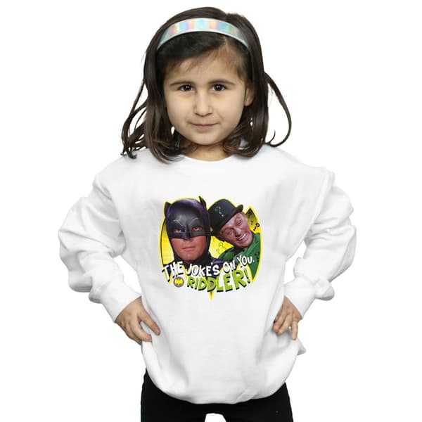 DC Comics Girls Batman TV Series The Riddler Joke Sweatshirt