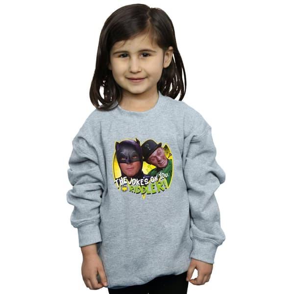 DC Comics Girls Batman TV Series The Riddler Joke Sweatshirt