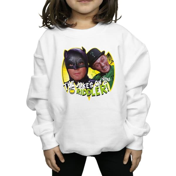 DC Comics Girls Batman TV Series The Riddler Joke Sweatshirt
