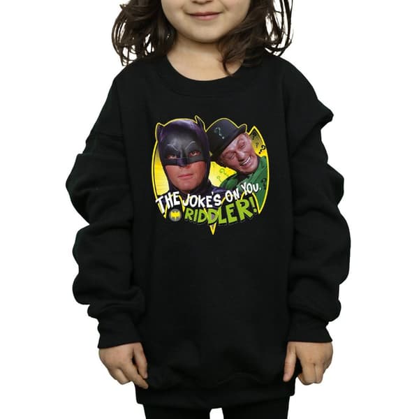 DC Comics Girls Batman TV Series The Riddler Joke Sweatshirt