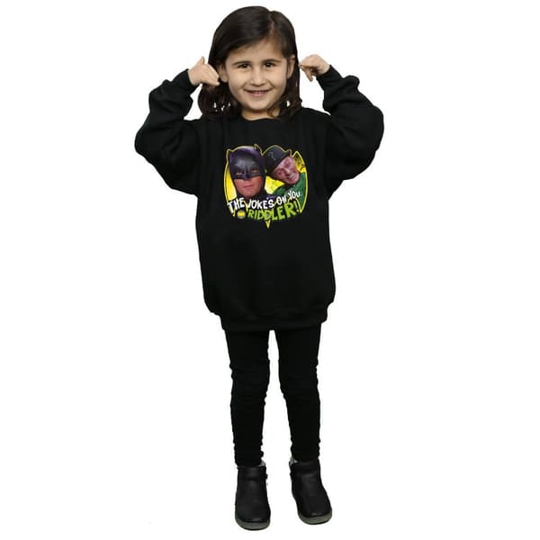 DC Comics Girls Batman TV Series The Riddler Joke Sweatshirt