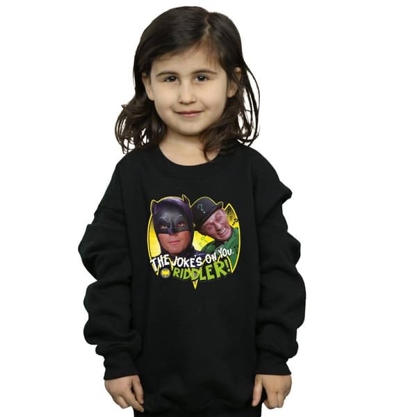 DC Comics Girls Batman TV Series The Riddler Joke Sweatshirt