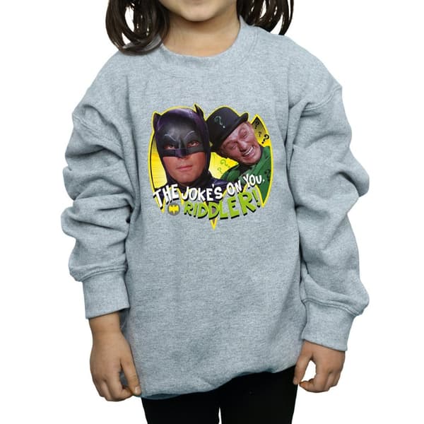 DC Comics Girls Batman TV Series The Riddler Joke Sweatshirt