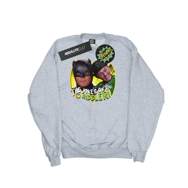 DC Comics Girls Batman TV Series The Riddler Joke Sweatshirt