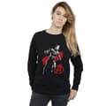 Miniatyrbild 2 av 3: Marvel Dam/Tjej Avengers Endgame Mono Captain America Sweatshirt