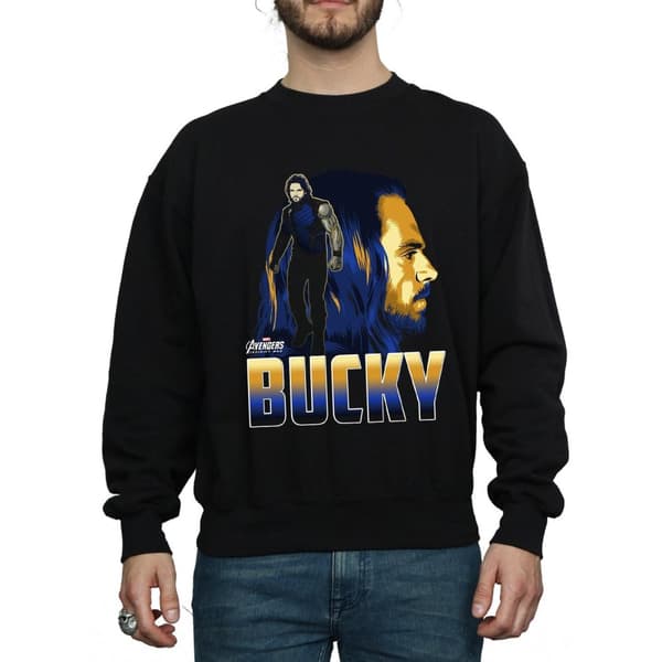 Marvel Mens Avengers Infinity War Bucky Character Sweatshirt
