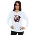 Miniatyrbild 2 av 3: DC Comics Dam/Tjej Harley Quinn Joker Patch Sweatshirt
