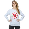 Miniatyrbild 2 av 5: Marvel Dam/Tjej Avengers Assemble Solid A Logo Sweatshirt