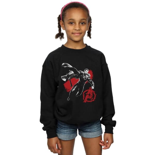 Marvel Girls Avengers Endgame Mono Thor Sweatshirt