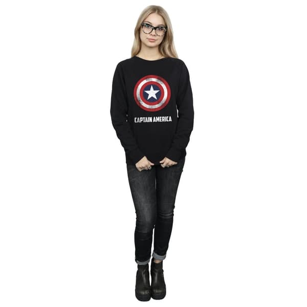 Marvel Sweatshirt med text från Captain America - dam/dam