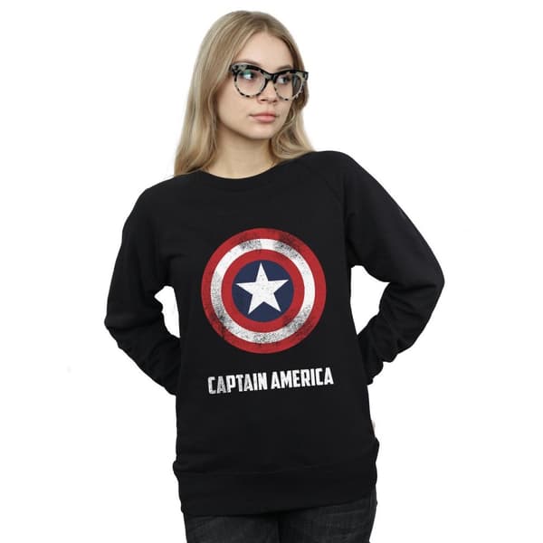 Marvel Sweatshirt med text från Captain America - dam/dam
