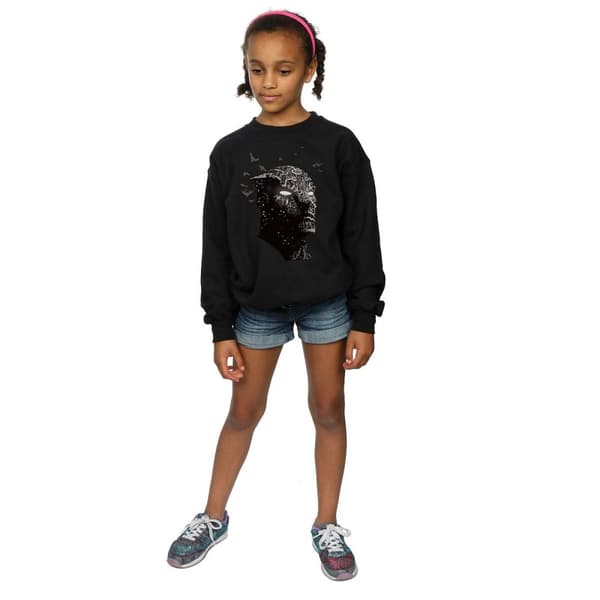 Marvel Girls Black Panther Tribe Mask Sweatshirt