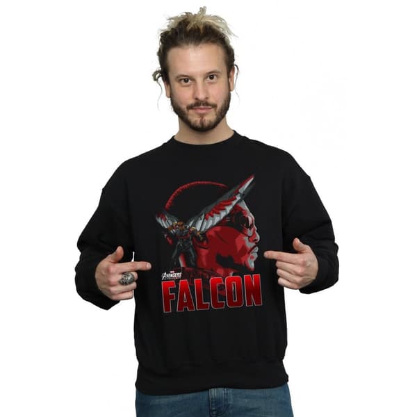 Marvel Mens Avengers Infinity War Falcon Character Sweatshirt