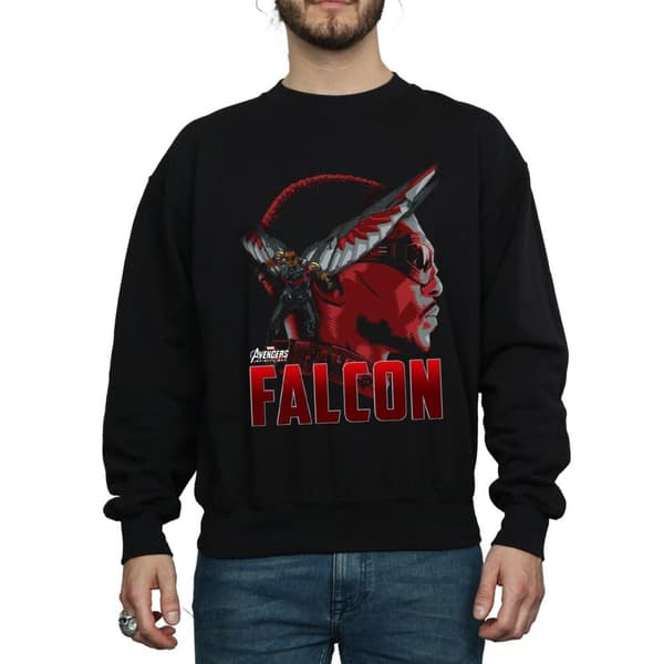 Marvel Mens Avengers Infinity War Falcon Character Sweatshirt