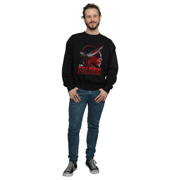 Marvel Mens Avengers Infinity War Falcon Character Sweatshirt
