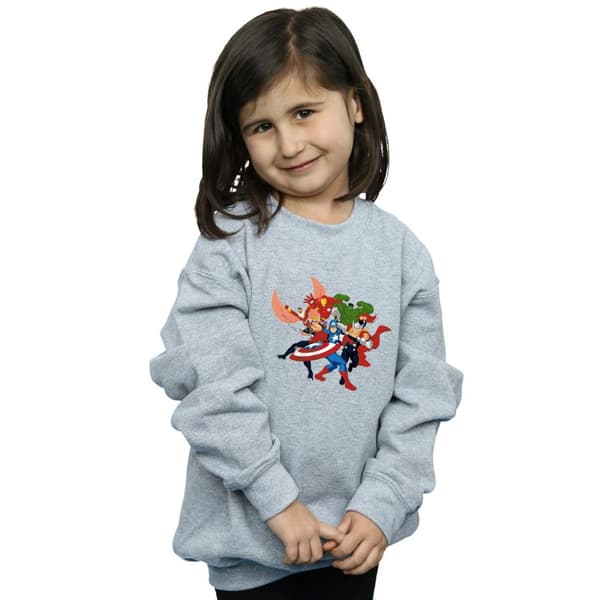 Marvel Girls Avengers Assemble Comic Team Sweatshirt
