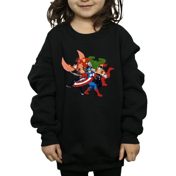 Marvel Avengers Assemble Comic Team-tröja för tjejer