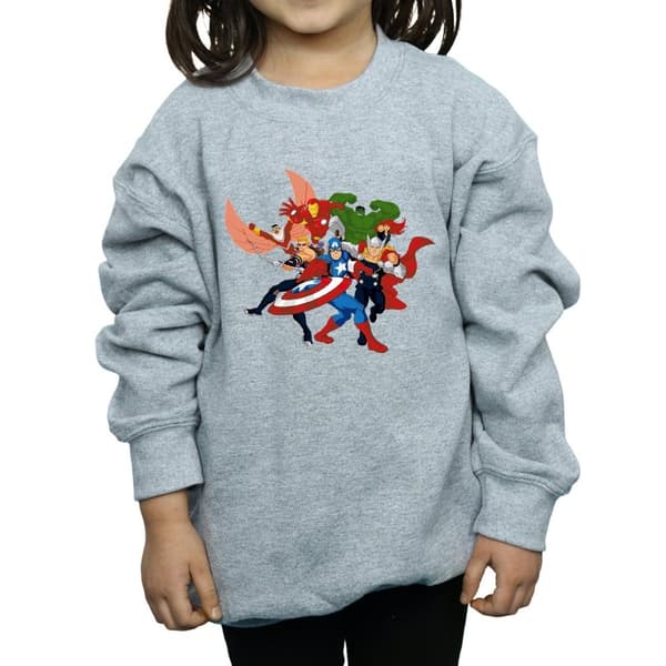 Marvel Avengers Assemble Comic Team-tröja för tjejer