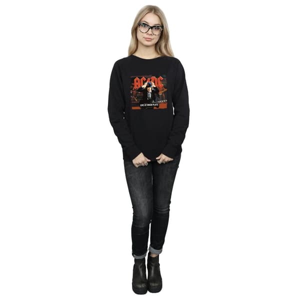 AC/DC Dam/Tjej Live At River Plate Columbia Records Sweatshirt