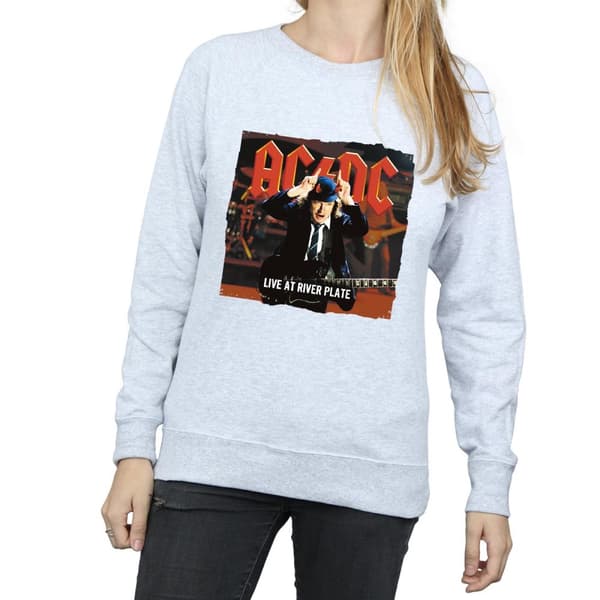 AC/DC Dam/Tjej Live At River Plate Columbia Records Sweatshirt